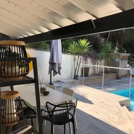 Milesker Avec Piscine Chauffee A Hossegor 别墅 索尔特奥瑟戈尔