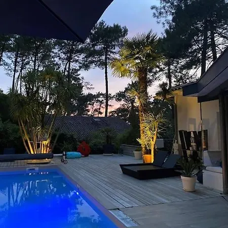 别墅 Milesker Avec Piscine Chauffee A Hossegor 索尔特奥瑟戈尔